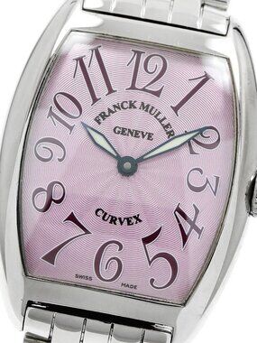 FRANCK MULLER Tonneau carvex 7502QZ pink Dial Quartz Ladies Watch_902657